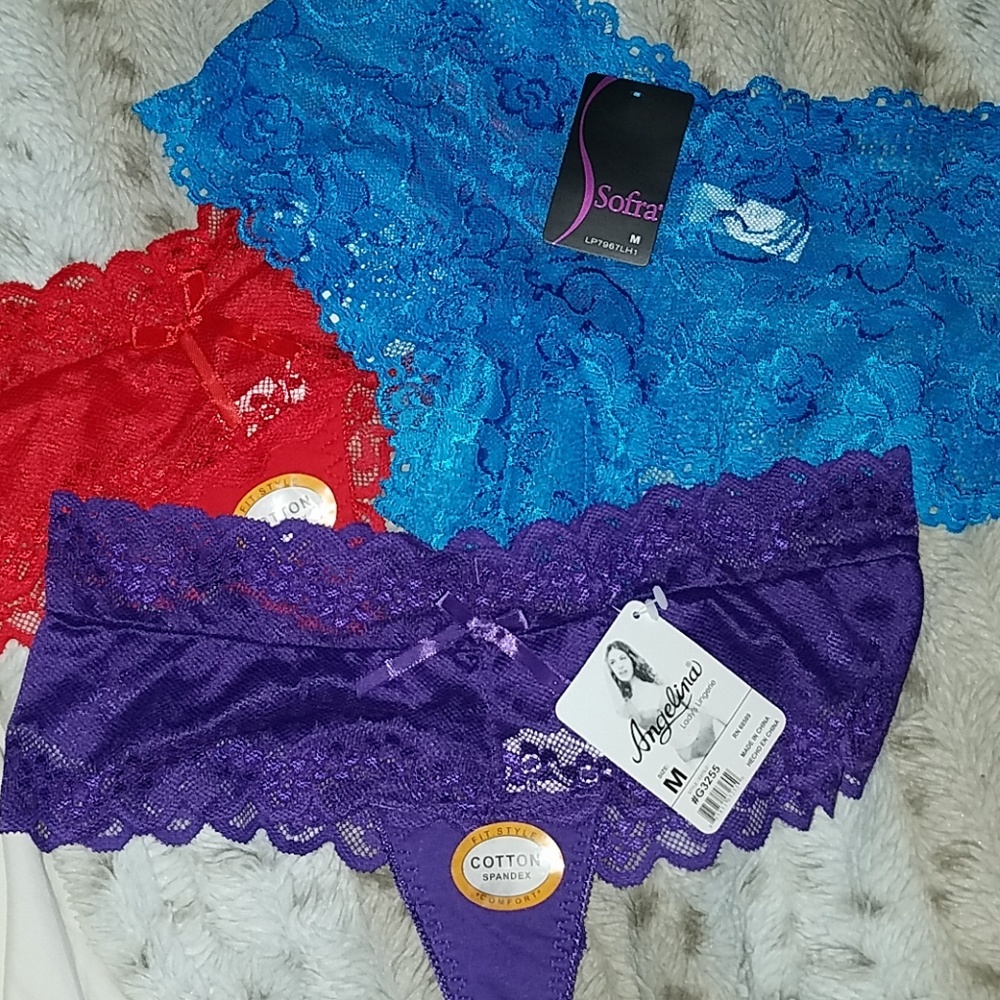NWT Bundle of stretch lace panties